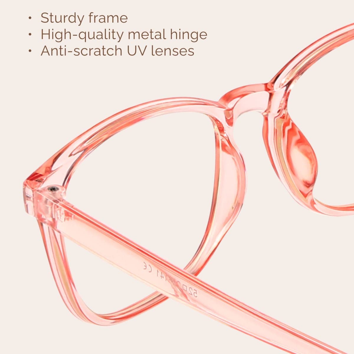 MIGSIR Blue Light Blocking Glasses for Computer Gaming, Fashion Fake Anti Eye Strain Eyeglasses for Women Men thumbnail 5