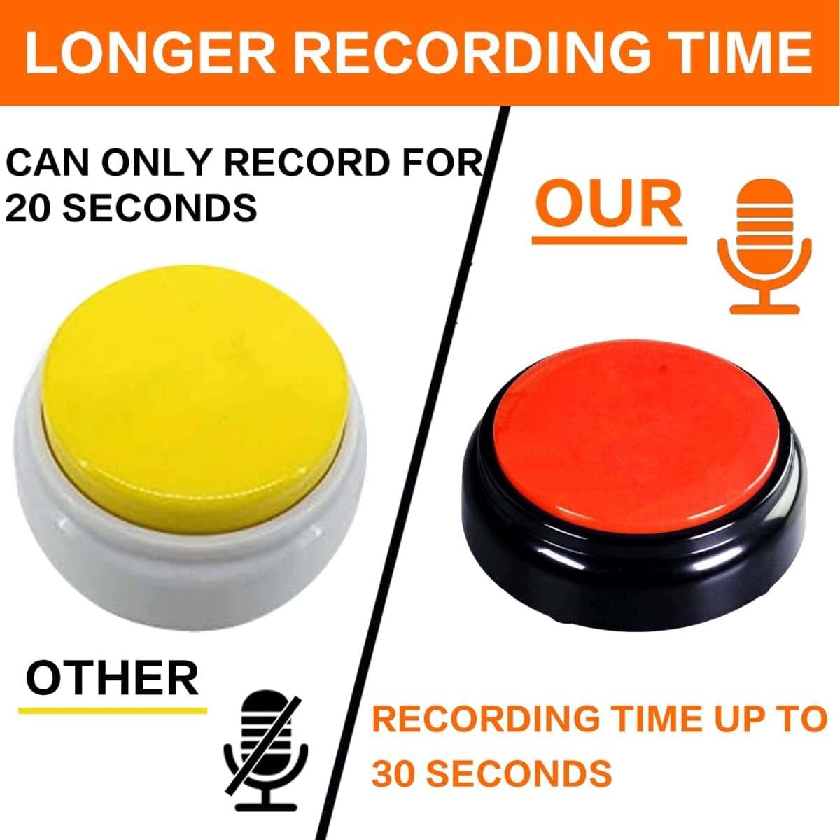 Record Talking Button (Black+Red) thumbnail 2