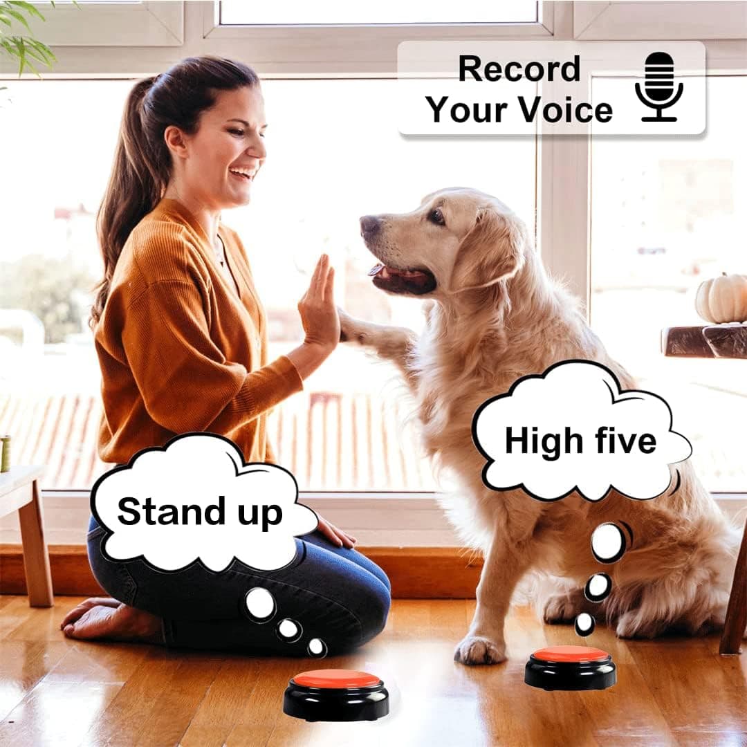 Record Talking Button (Black+Red) thumbnail 3