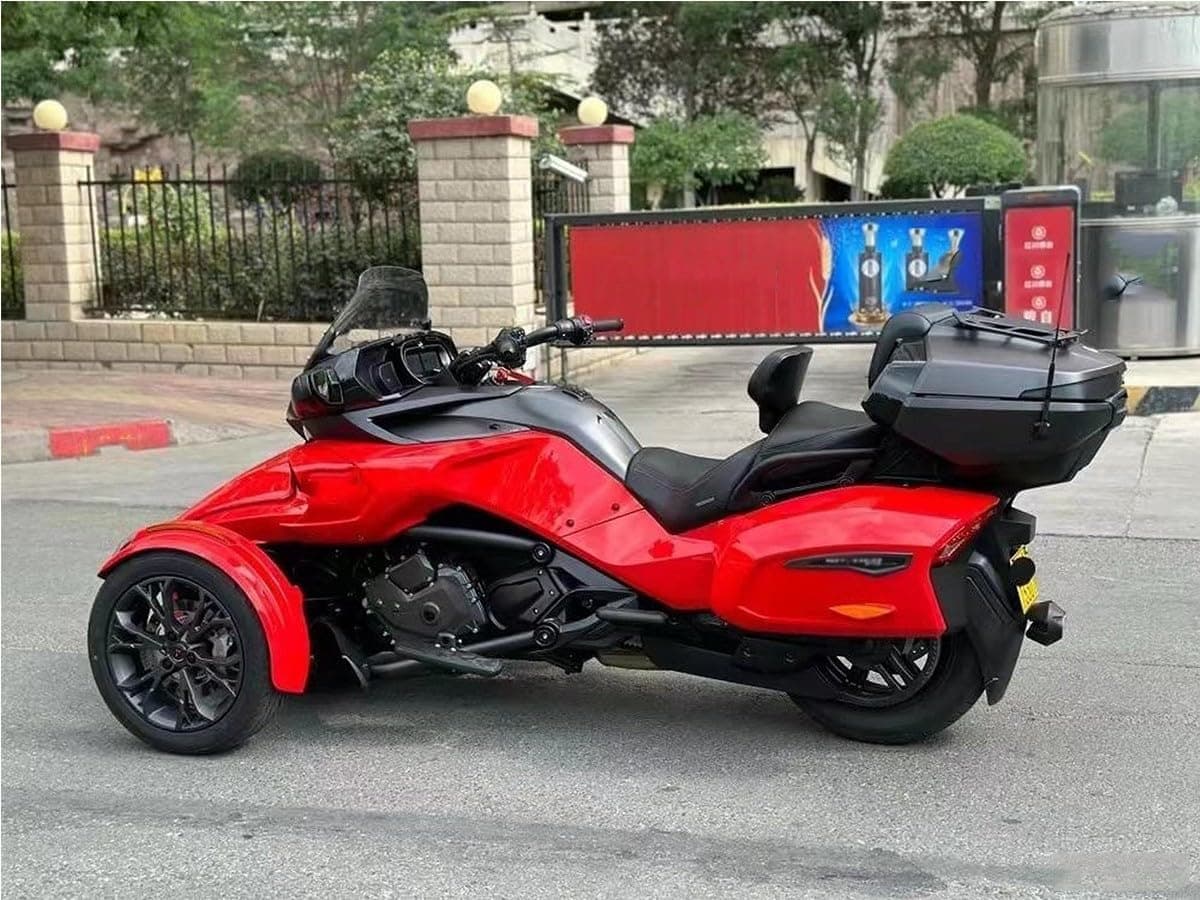 Motorcycle Luggage Rack Top Case Holder Support Bracket Cargo Carrier Shelf Holder Motorbike Accessories Compatible with Can-am Spyder F3 2017-2024 Spyder RT 2020-2024 thumbnail 4