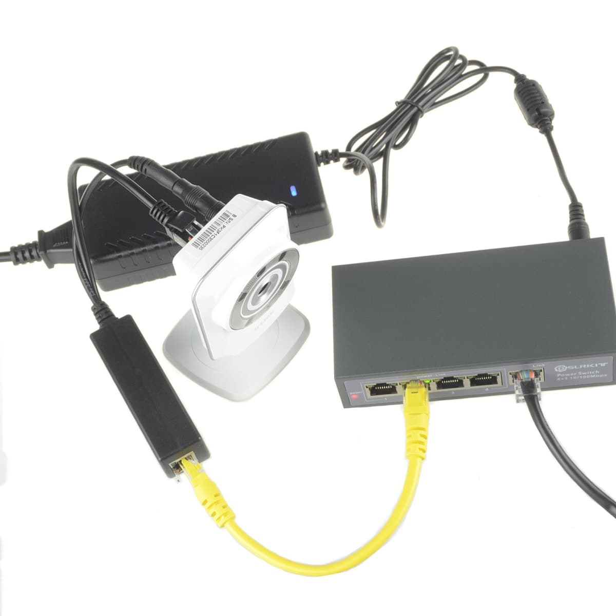 DSLRKIT Active PoE Splitter Power Over Ethernet 48V to 5V 2.4A Compliant IEEE802.3af thumbnail 4