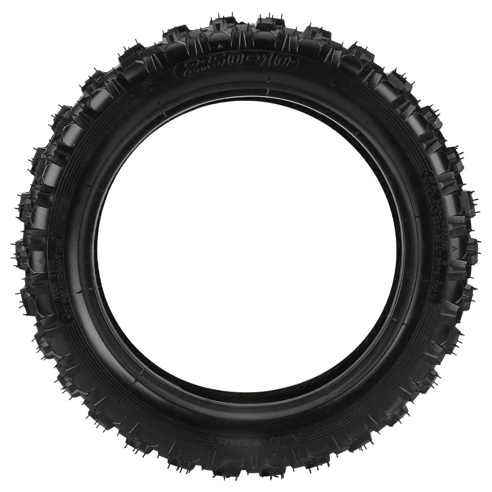 HIAORS 2.50x10" Tyre 2.5-10 Tire and Inner Tube with Bent Valve Stem for XR50 CRF50 PW50 SDG107 Razor SX500 Off Road Motorcycle Coolster SSR 50cc 70cc 90cc 110cc Mini Dirt Pit Bike thumbnail 3