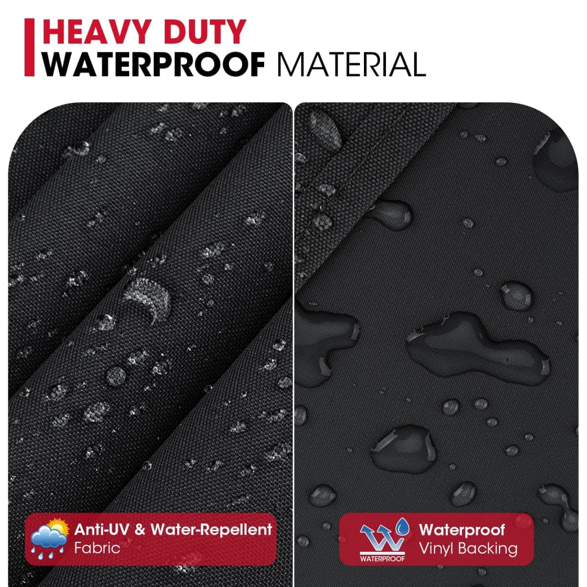 Unicook 58 Inch BBQ Grill Cover, Heavy Duty Waterproof Barbecue Cover, Fade and UV Resistant, Compatible with Weber Genesis II LX 300 Series, Genesis 300 Series Gas Grills, and More thumbnail 3