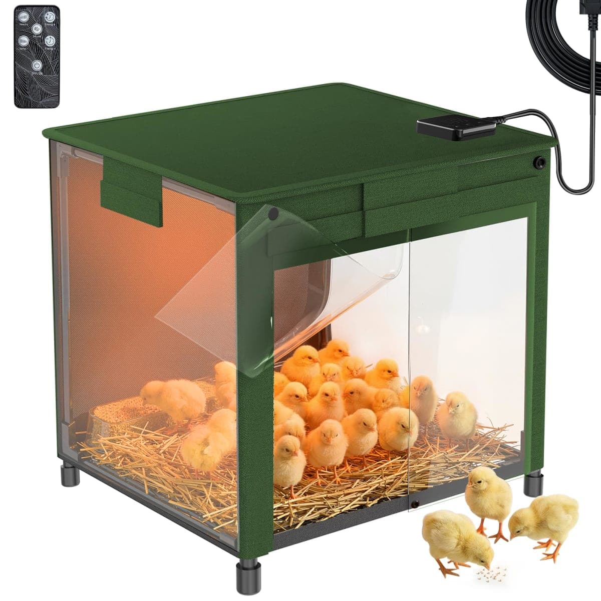 Chicken Brooder, Large Brooder Heater House for Chicken Coops Poultry Heating, Adaptable to Timer and Temp Controllers — image 1
