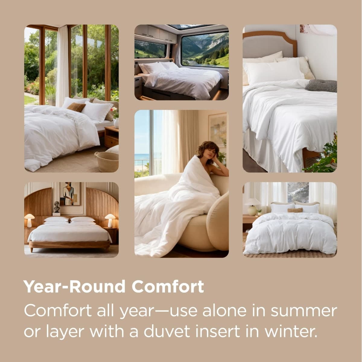 Bedsure White Duvet Cover Queen Size - Extra Soft Double Brushed Microfiber Bedding Set with Zipper Closure for Kids, 3 Pieces, Includes 1 Duvet Cover Queen (90"x90") & 2 Pillow Shams, NO Comforter thumbnail 5