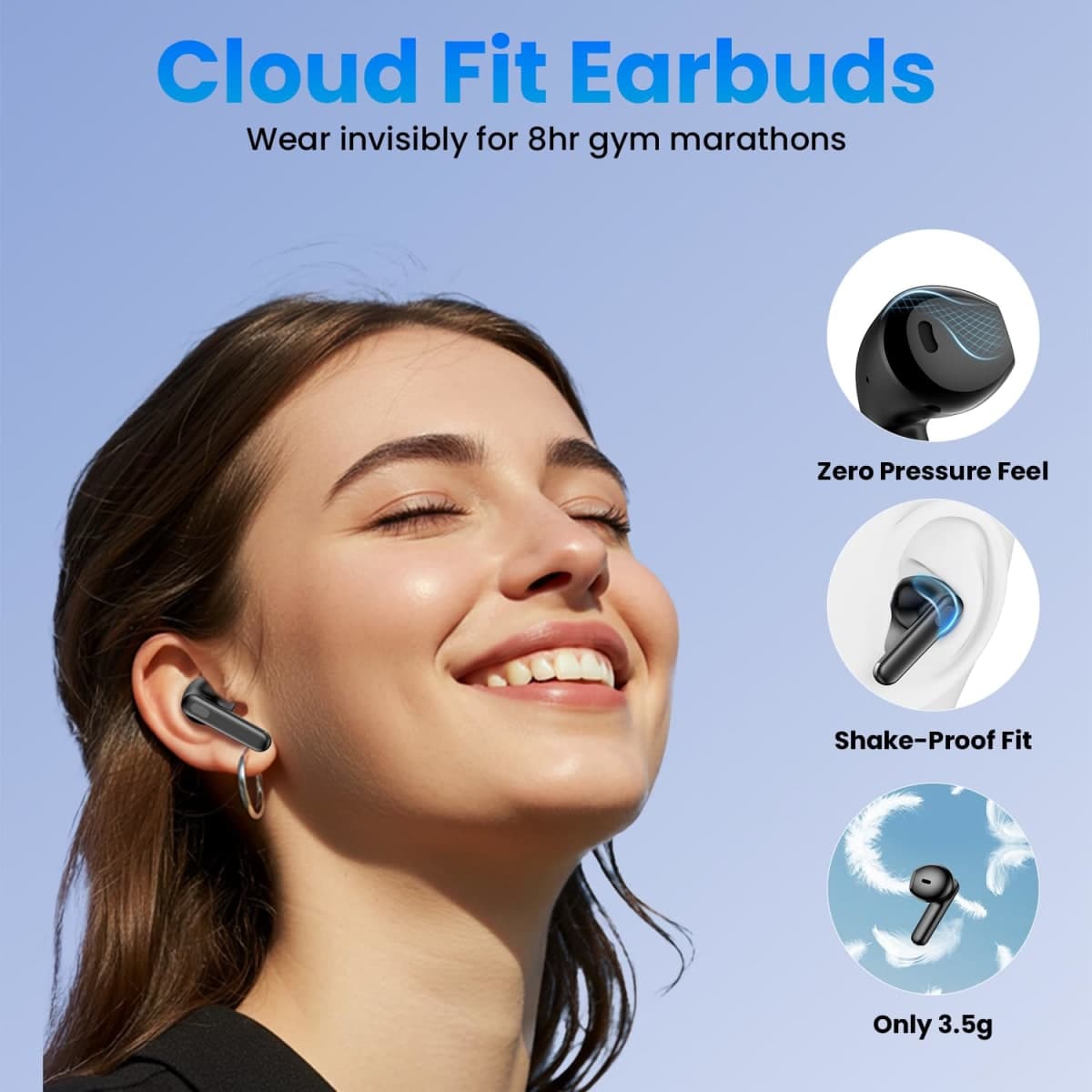Wireless Earbuds, Bluetooth Headphones thumbnail 4