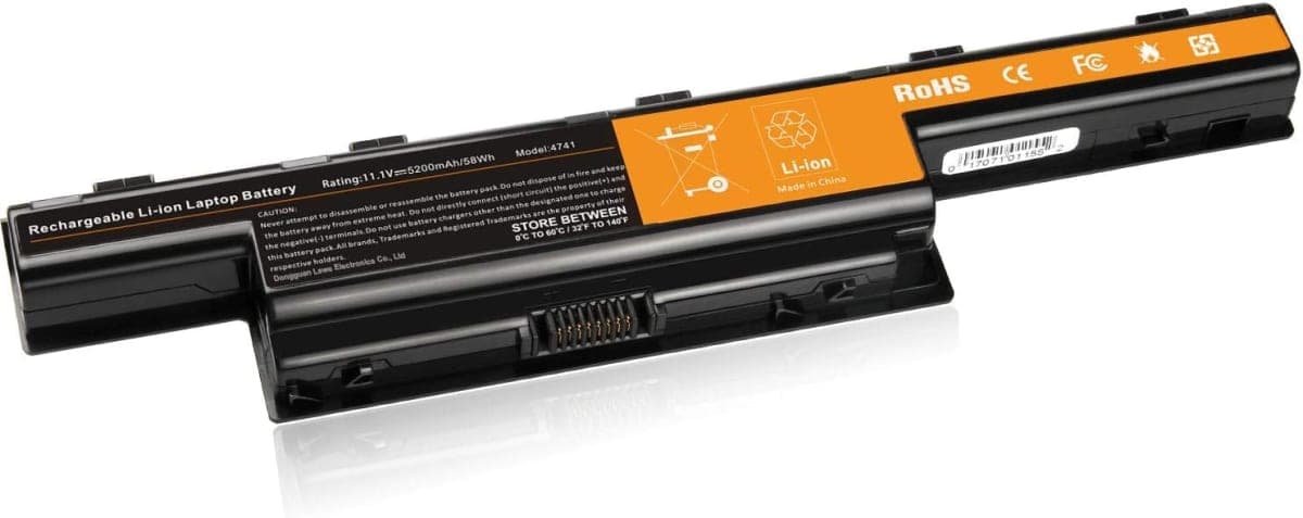 58Wh AS10D31 AS10D51 Laptop Battery for ACER Aspire 4253 4750 4551 4552 4738 4741 4771 5251 5253 5542 5551 5552 5560 5733 5741 5742 5750 7551 7552 7560 7741 7750 AS5741 - High Performance 5200mAh thumbnail 2