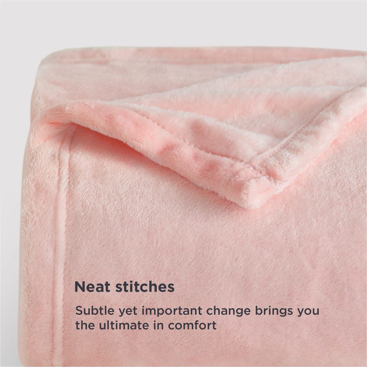Bedsure Fleece Blanket Twin Blanket Pink - 300GSM Soft Lightweight Plush Cozy Twin XL Blankets for Bed, Sofa, Couch, Travel, Camping, 66 inch X 90 inch thumbnail 5