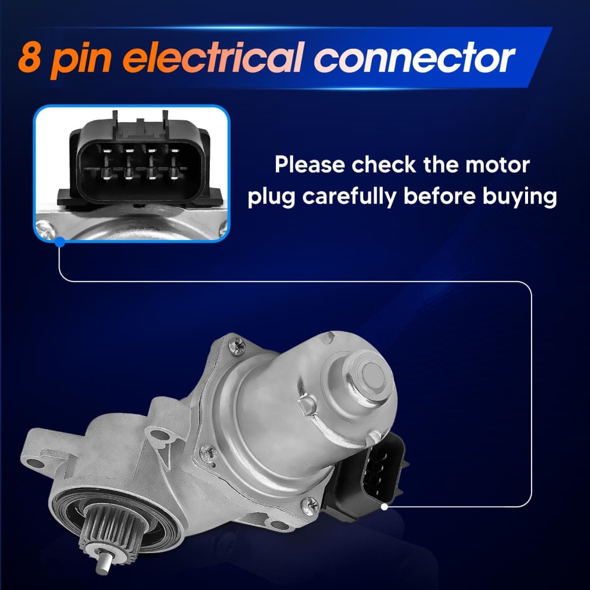 600-899 4WD Transfer Case Motor Fit for Escalade ESV Chevrolet Avalanche Cheyenne Colorado Silverado Suburban Tahoe GMC Canyon Sierra Yukon XL 1500 2500 3500,19258696,23369032,84109212,600899 thumbnail 2