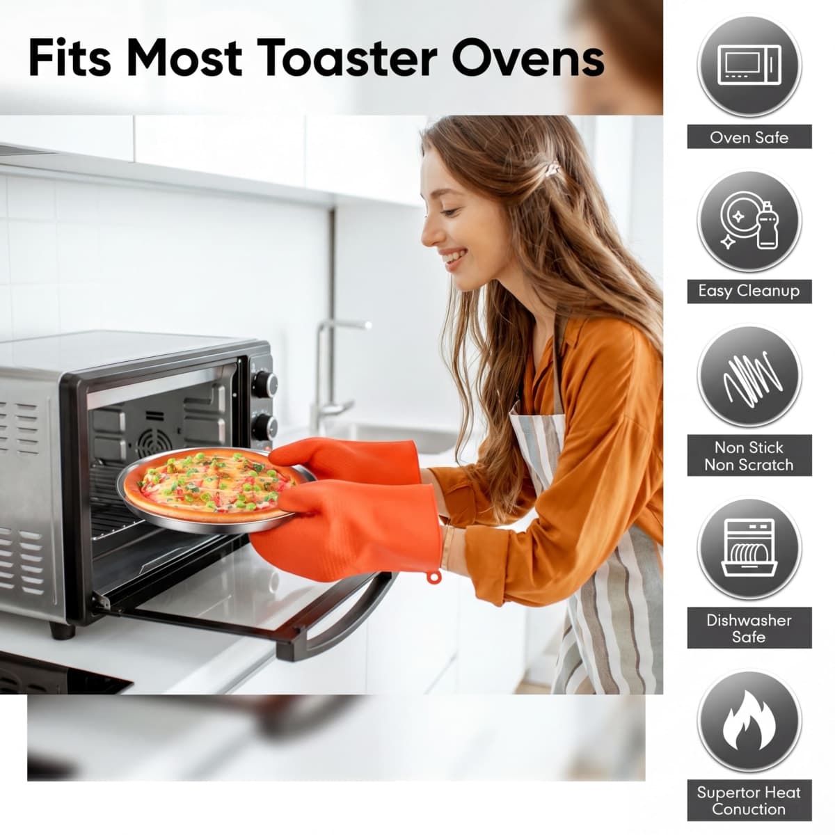 Thenshop 8 Pieces 9 Inch Pizza Pans Bulk Stainless Steel Sets Round Bakeware Pizza Trays for Oven Kitchen Baking Home Restaurant Safe Sturdy Reusable Easy Clean(Silver) thumbnail 3