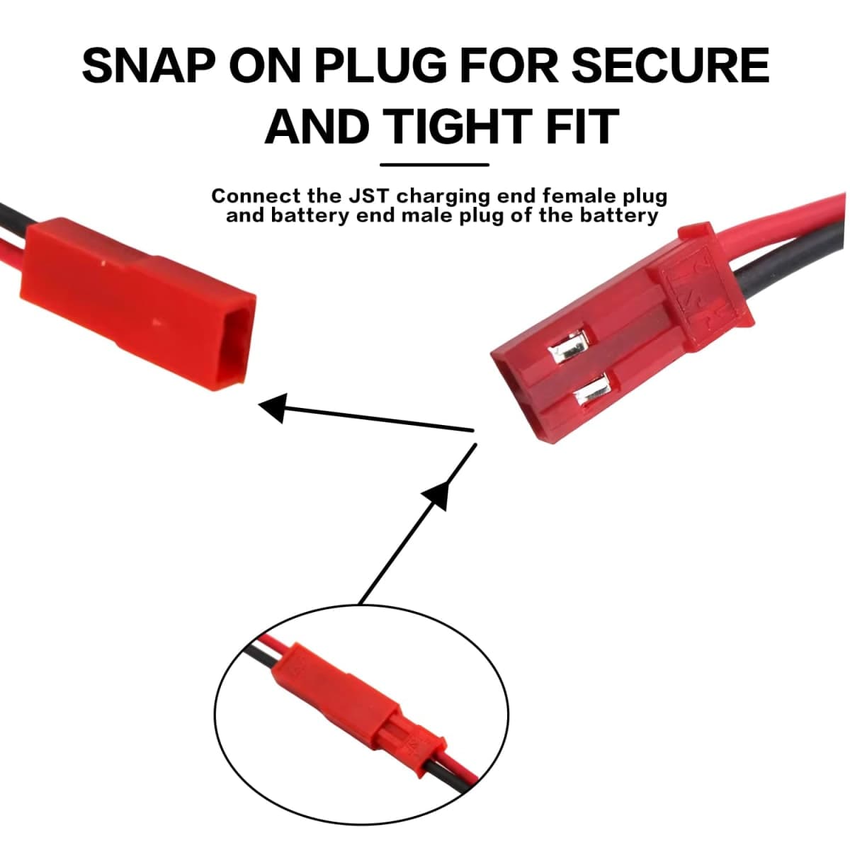 3.7V USB Charger Cable with JST Plug Compatible for RC Aircraft Helicopter Toys Accessories for Universal 3.7V Lipo Battery (1) thumbnail 2