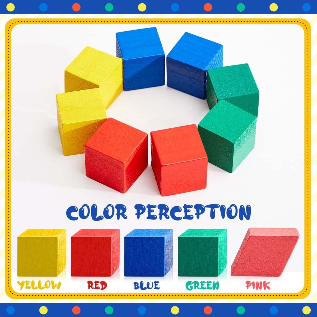 Deekin 70 Pcs Wood Geometric Solid Mini 3D Shapes Wooden Block Bulk Montessori Toys Manipulatives Elementary Shape Block for Preschool Learning Geometry Math Kindergarten Teaching Classroom thumbnail 3