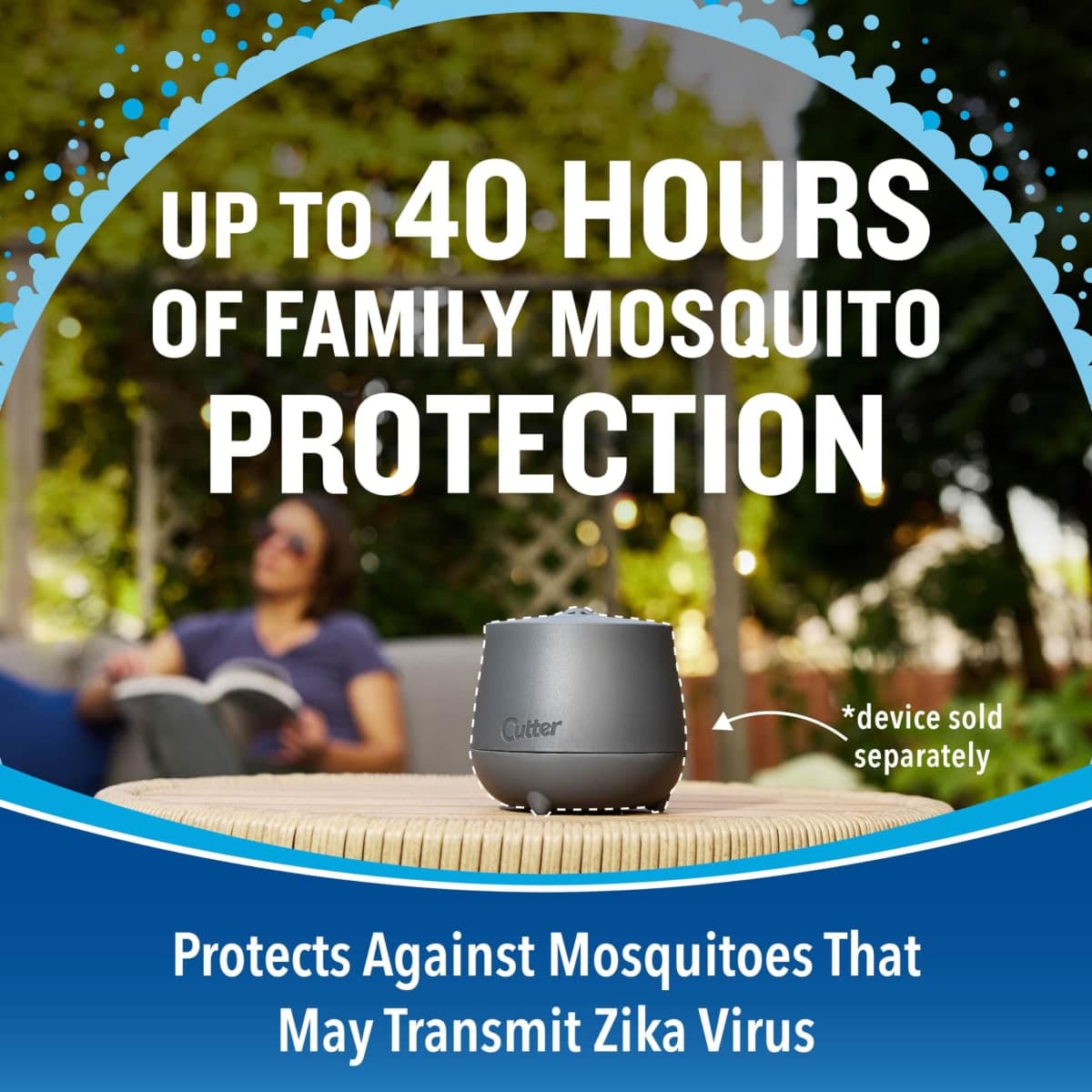 Cutter Mosquito Repellent 40-Hour Refill, Use With Cutter Eclipse Zone Mosquito Repellent Device thumbnail 2