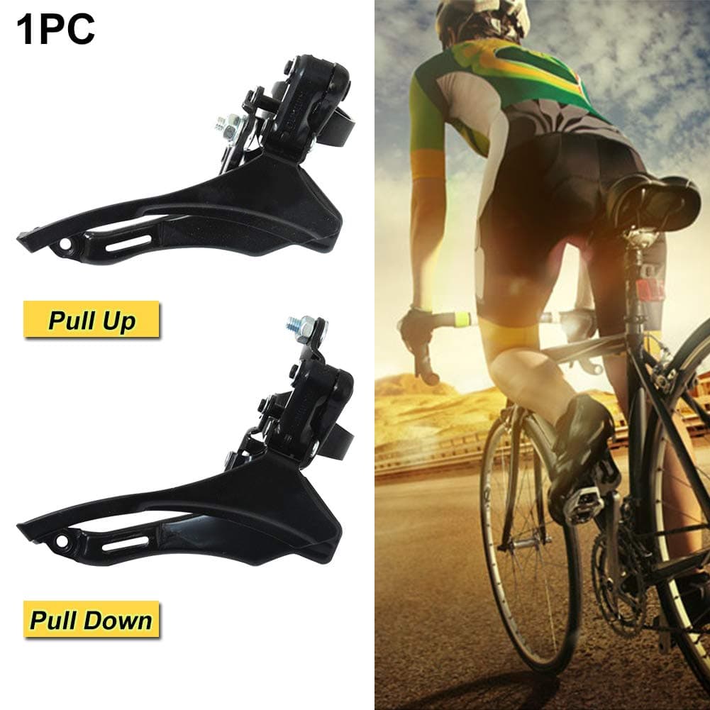 Bike Front Derailleur, Universal Bicycle Steel Speed Changer TZ 30, Replacement Parts Accessories for Bikes/Cruisers/Electric/Hybrid Mountain Cycle(Pull Down Type) thumbnail 5