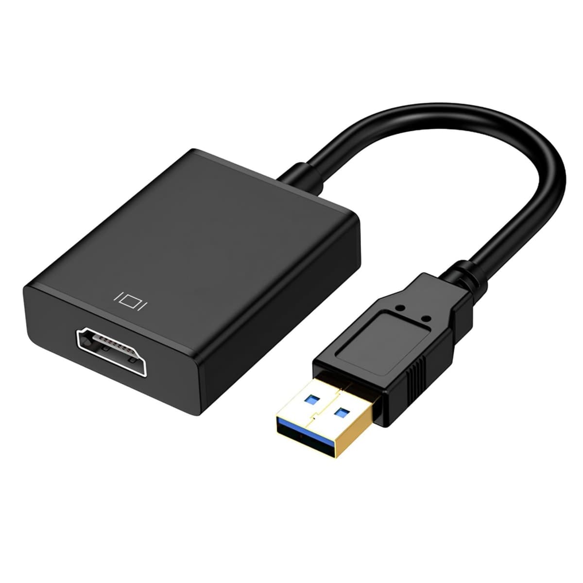 KUPOISHE USB to HDMI Adapter for Monitor Windows 11/10 / 8, HDMI USB Converter for Laptop Mac MacBook pro, USB 3.0 USB 2.0 HDMI Cable Multiple Monitors for Desktop PC TV — image 1