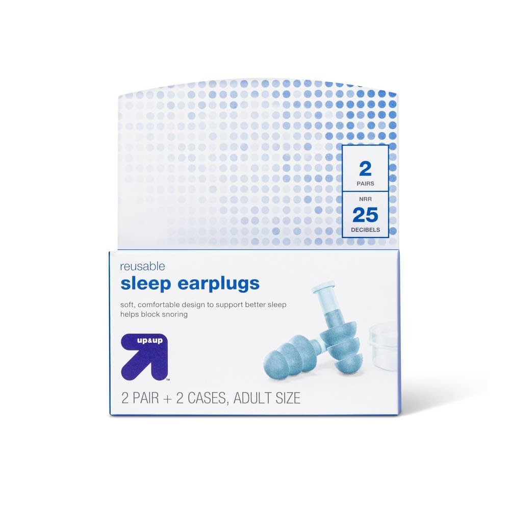 Reusable Ear Plugs for Sleep - 2pc - up&up™ — image 1