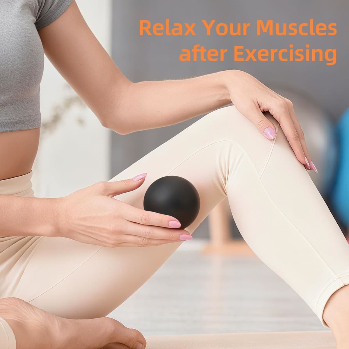 Massage Lacrosse Balls for Myofascial Release, Trigger Point Therapy and Yoga Therapy, Foot Massage Ball to Relieve Plantar Fasciitis Red thumbnail 3