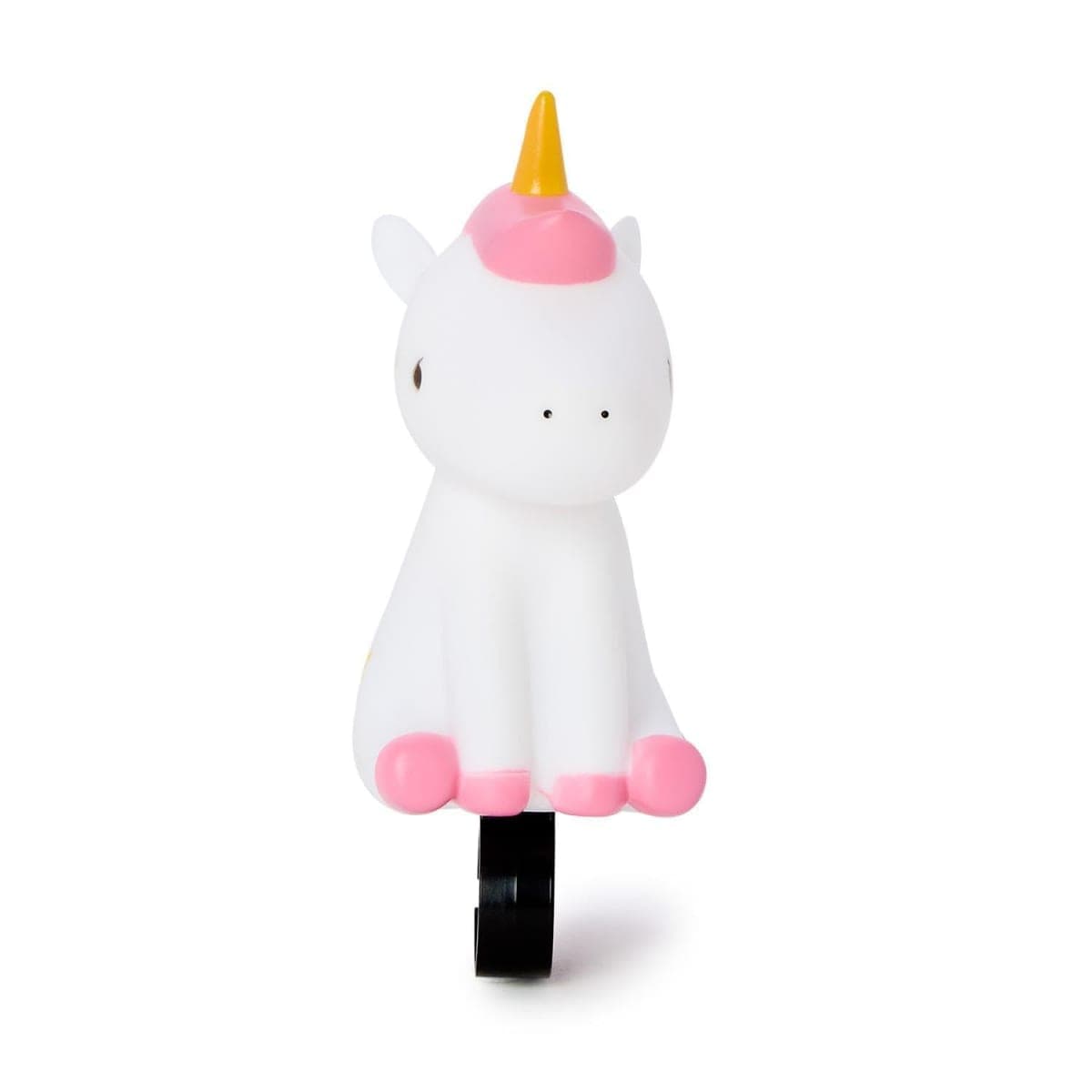Two's Company Magicool Ride Unicorn Soft Squeezable Bicycle Horn, 4.5-Inch, Plastic, Pink thumbnail 5
