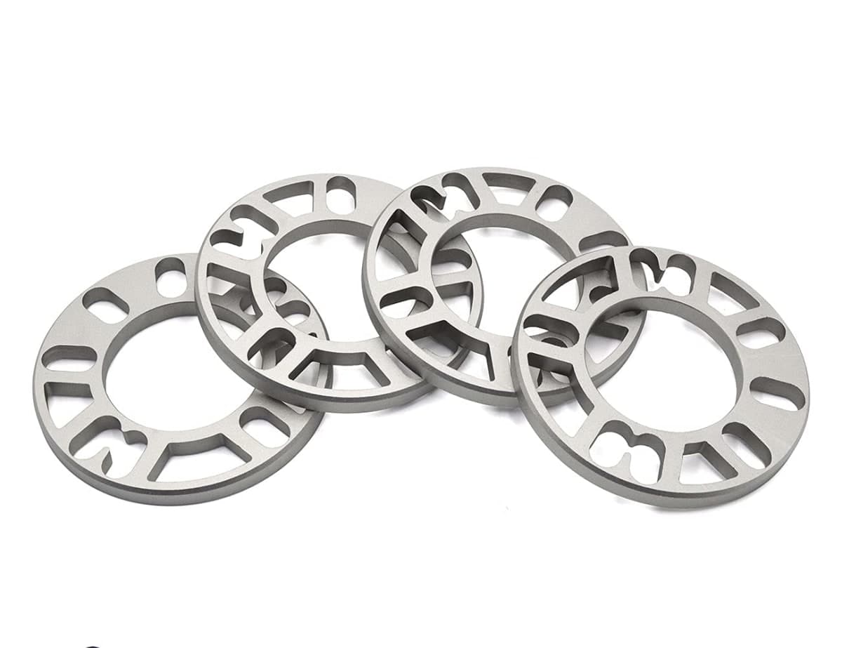 GoldenSunny Universal Wheel Spacers Fit Most 4 & 5 Lug Vehicles, 1/2 inches (12mm) — image 1
