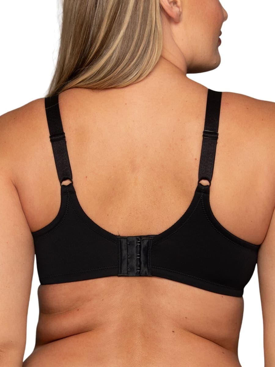 Vanity Fair Womens Beauty Back Smoothing (36c - 42h) Minimizer Bra, Midnight Black, 34G US, Midnight Black, 34G thumbnail 3