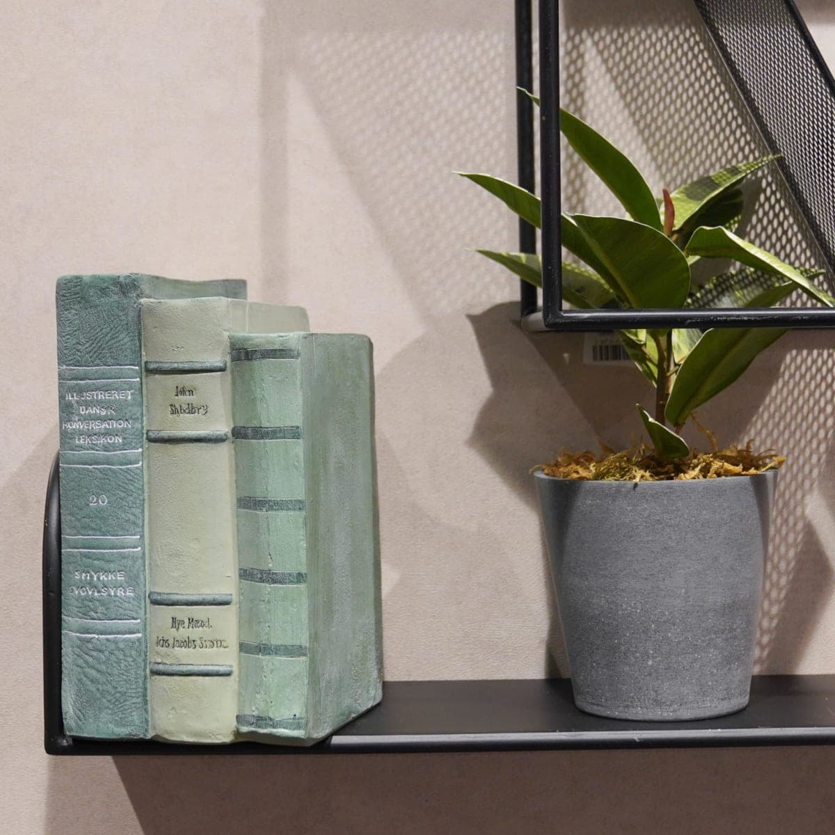 Guichifun Decorative Books Living Room Décor - Resin Sage Green Faux Books Fake Modern Home Decoration for Bookshelf Coffee Table Décor 5.5 x 4.5 x 7.5 Inch thumbnail 3