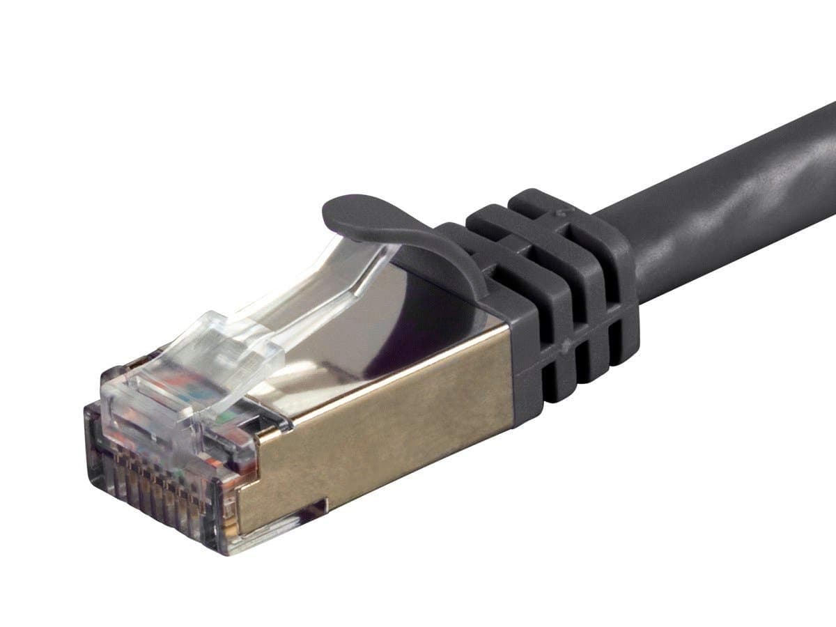 Monoprice Cat7 Ethernet Network Patch Cable - 5 feet - Black | 26AWG, Shielded, (S/FTP) - Entegrade Series thumbnail 3