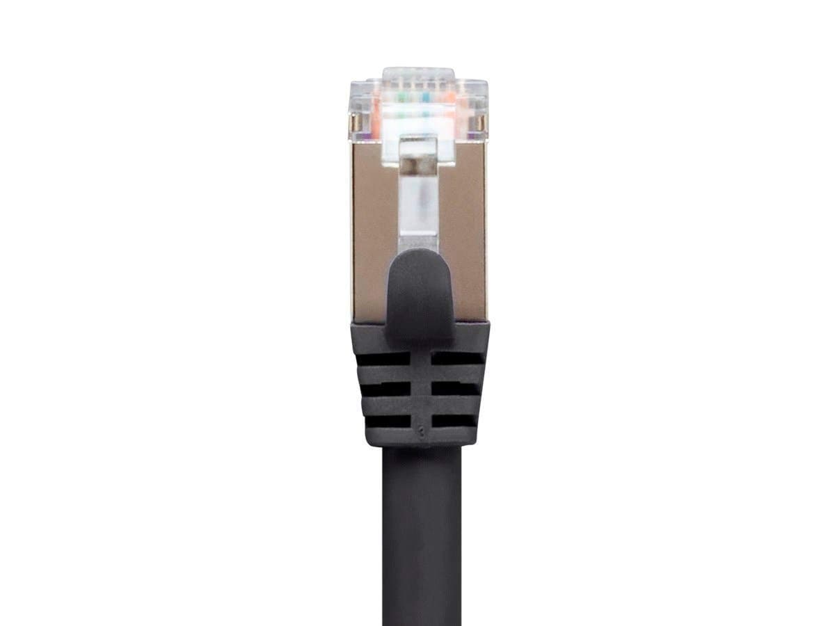 Monoprice Cat7 Ethernet Network Patch Cable - 15 feet - Black | 26AWG, Shielded, (S/FTP) - Entegrade Series thumbnail 4
