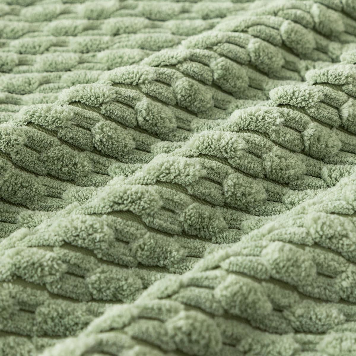 Kevin Textile 2 Packs Spring Decorative Throw Pillow Covers 20"x20" for Living Room Sofa Bed Soft Sofa Striped Corduroy Square Cover 20"x20" Farmhouse Boho Decor thumbnail 4