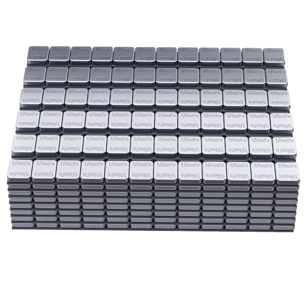 MIKKUPPA Adhesive Stick on Wheel Weights - 1/4oz, 0.25oz (576pcs, 144oz/box) Low Profile Easy to Peel, Chrome Tire Weights for Cars Trucks SUVs Motorcycles OEM Quality — image 1