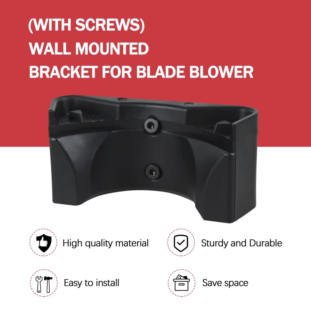 M-18 Leaf Blower Wall Mount Bracket for Milwauk-ee 2724-20 2724-21-2 Pack thumbnail 3