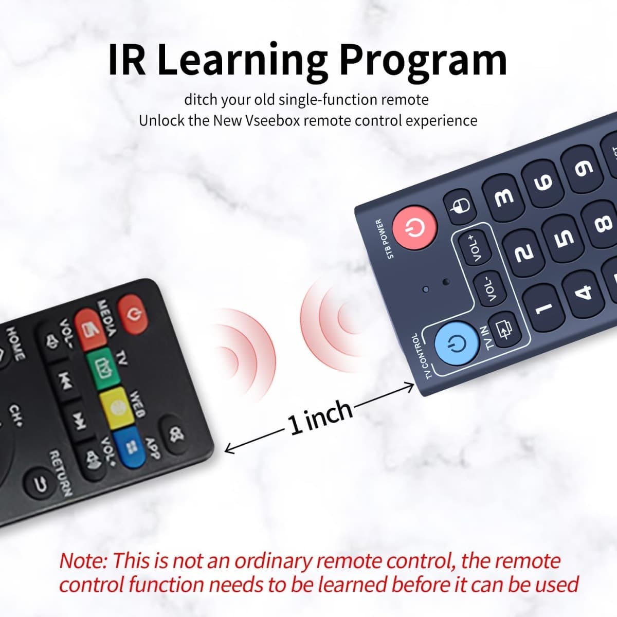V3 Pro Replacement Voice Remote Control Compatible with vSeeBox V5 Pro / V3 Plus/V3 Pro / V2 Pro / V1 Pro/V1 Max/Elite/Max thumbnail 5