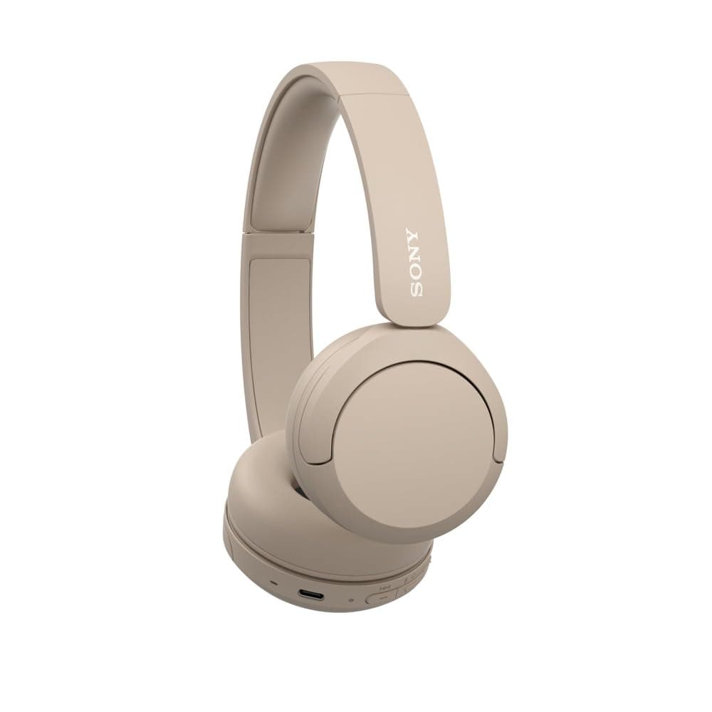 Sony WH-CH520 Wireless Headphones Bluetooth On-Ear Headset with Microphone, Cappuccino thumbnail 5