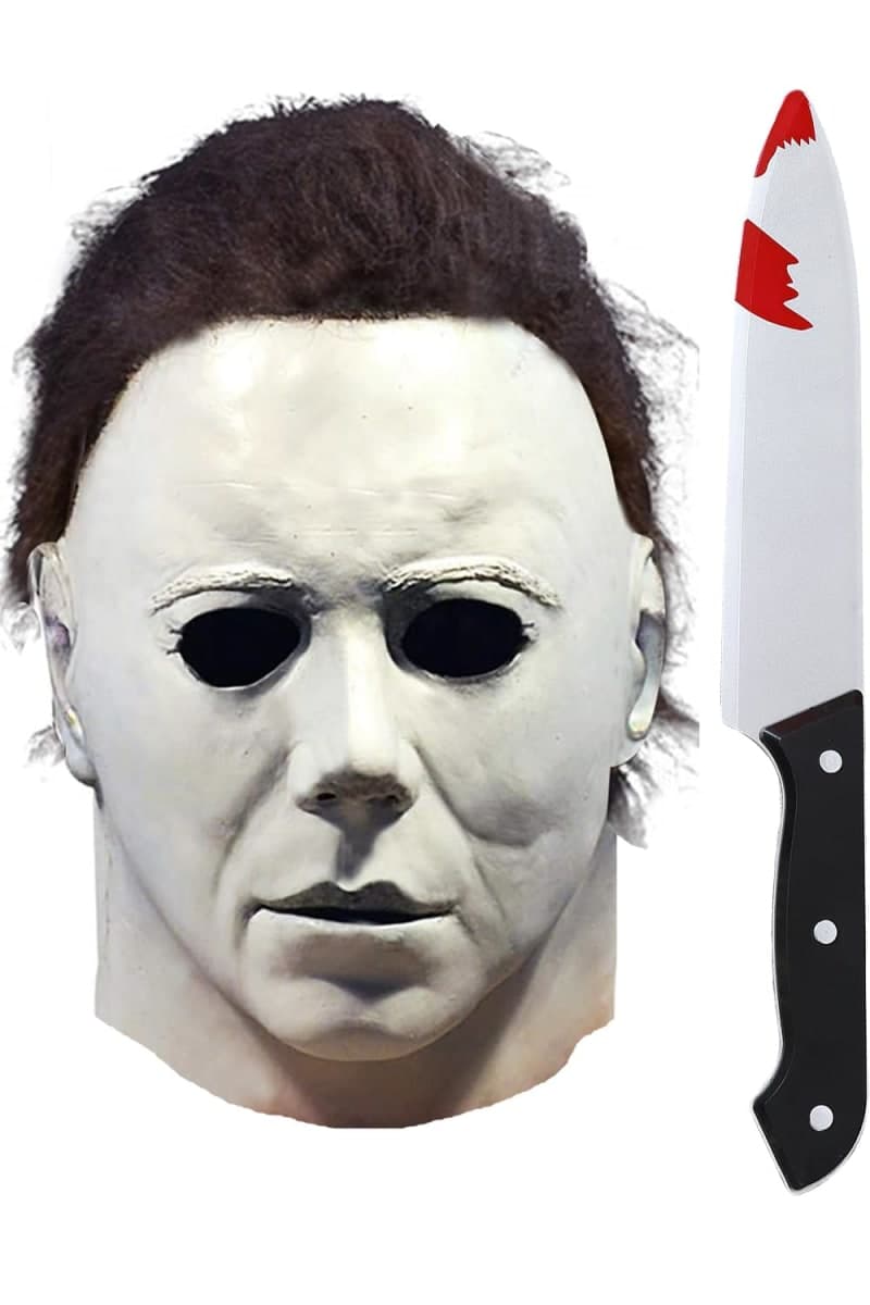 Michael Myers Mask Halloween Horror Mask Scary Halloween Latex Full Head Masks Costume — image 1