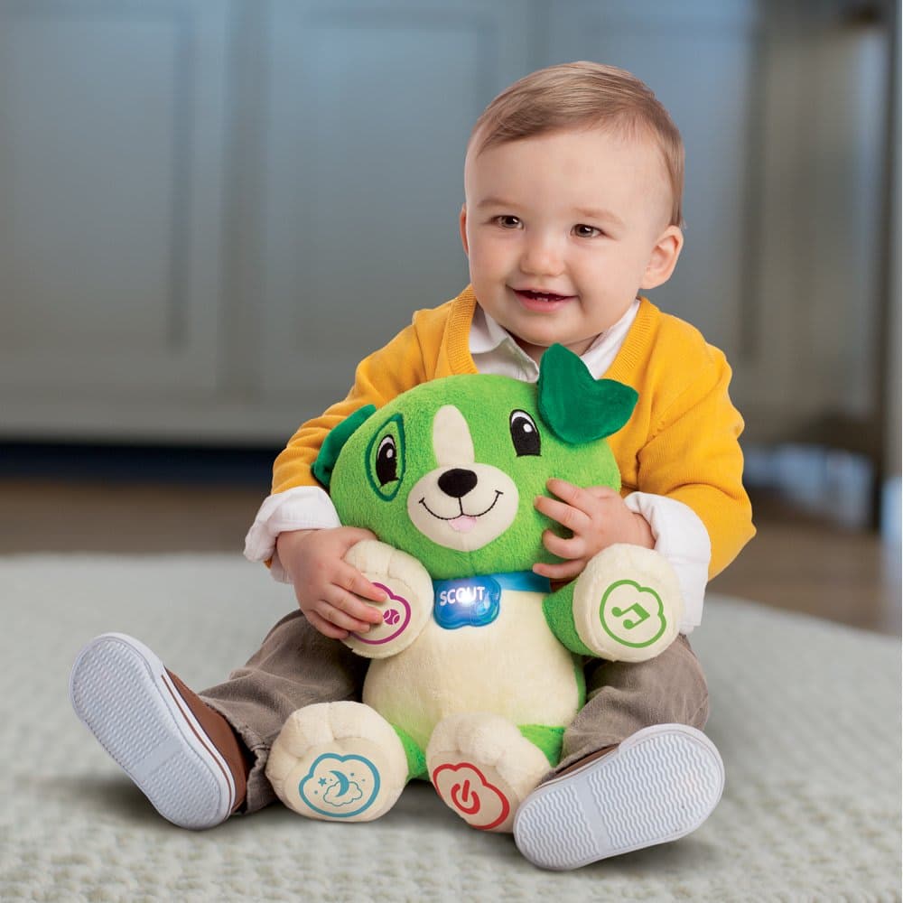 LeapFrog My Pal Scout, Infant Plush Toy with Personalization, Music and lullabies, Learning Content for Baby to Toddler, Retail Packaging, English Version, 80-19156E thumbnail 2