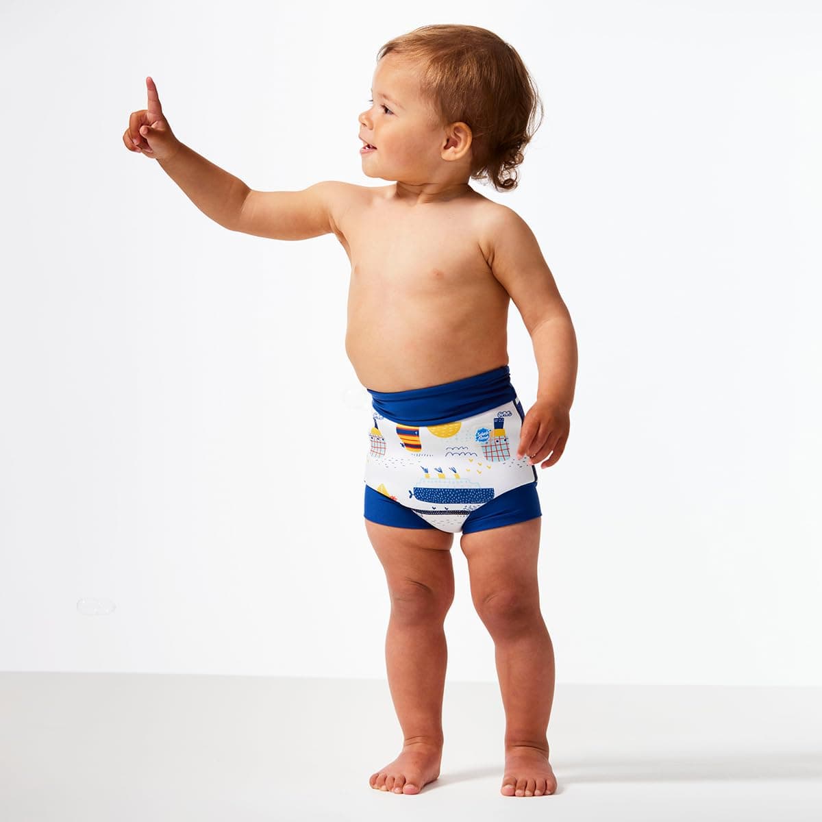 Splash About Happy Nappy Swim Diaper, Tug Boats, 6-12 Months thumbnail 2