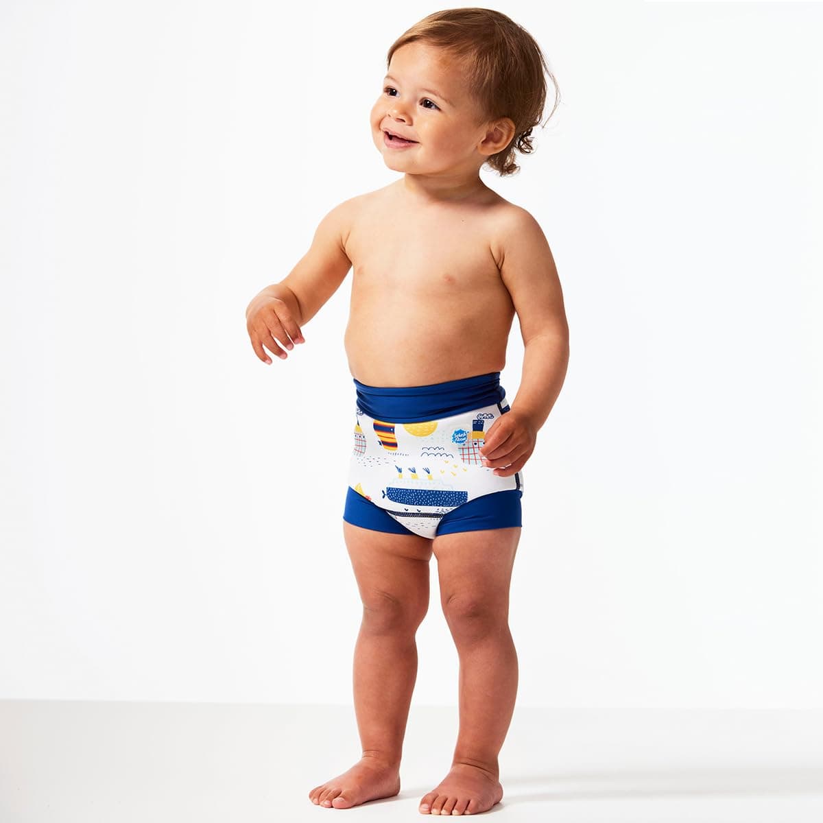 Splash About Happy Nappy Swim Diaper, Tug Boats, 6-12 Months thumbnail 3