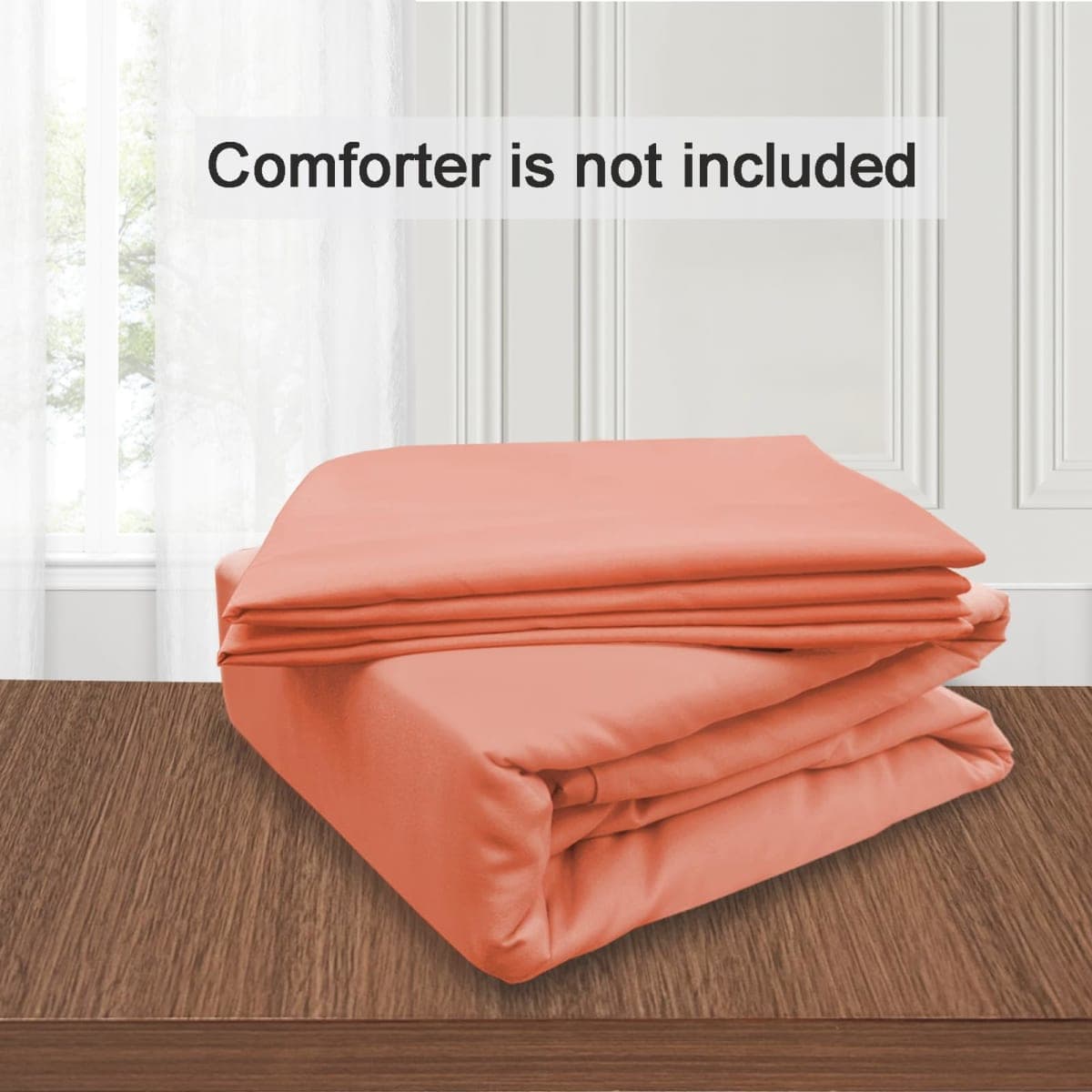 Mejoroom Coral Duvet Cover King - Comforter Cover - Soft and Breathable Bedding Duvet Cover with Zipper Closure, 3Pieces, 1 Duvet Cover (104x90) and 2 Pillow Cases(20x36) thumbnail 5