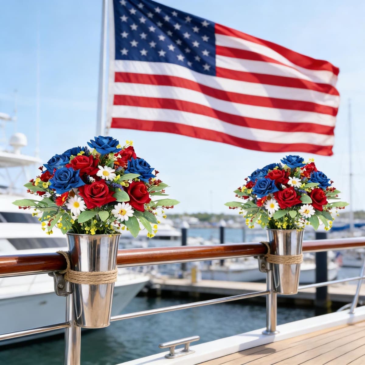 EYNDYN Artificial Flowers (6, 4th of July) thumbnail 5