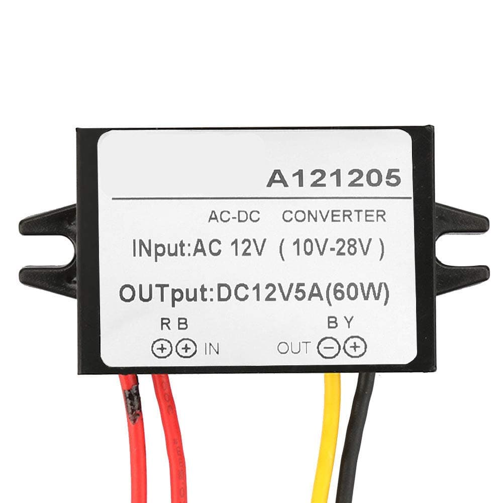 Voltage Convertor AC to DC Voltage Regulator Power Module, AC 10-28V to DC 12V Step Down Module Voltage Regulator Rectifier, AC DC Step Down Converter (5A) thumbnail 5
