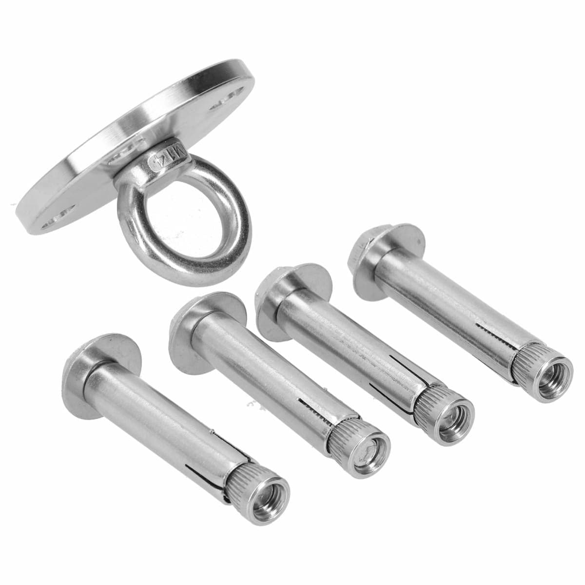 Chazcool Swing Fixing Hook, Stainless Steel Swing Hanger, Swing Mount for Outdoor Swing Hanging Chair, 500kg Bearing Range Fixing Hanger (Dg-08) thumbnail 3