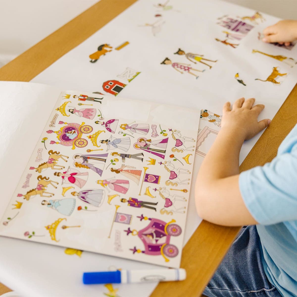Melissa & Doug Sticker Collection Book: Princesses, Tea Party, Animals, and More - 500+ Stickers - FSC CertifiedCar Activities for Kids Ages 3+ thumbnail 2
