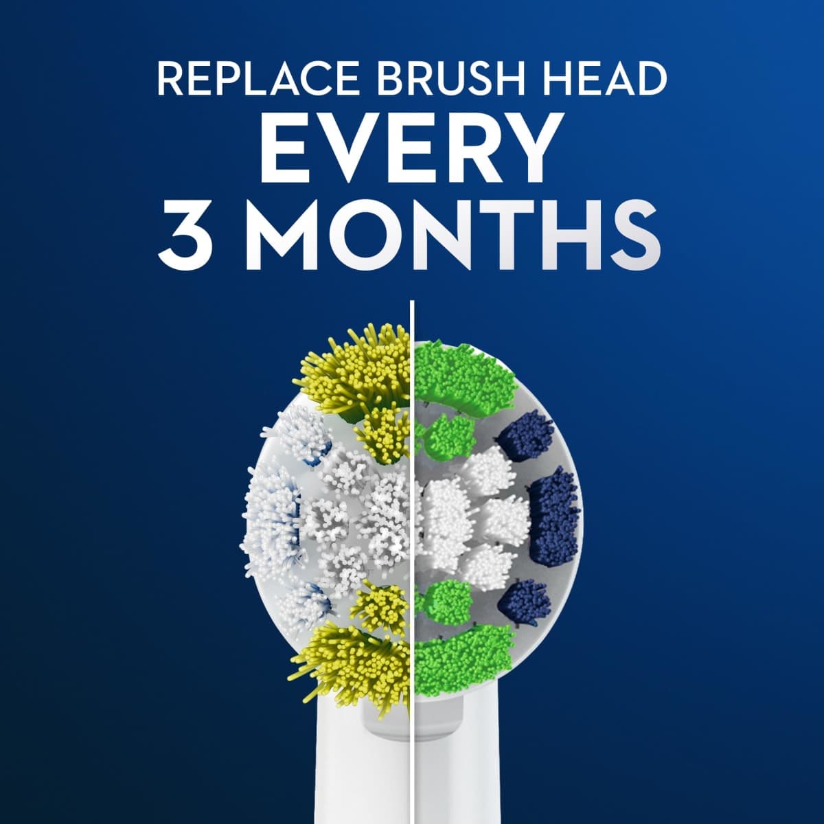 Oral-B Electric Toothbrush Replacement Brush Heads, Precision Clean, White, 1 Count + 1 Daily Clean White thumbnail 3