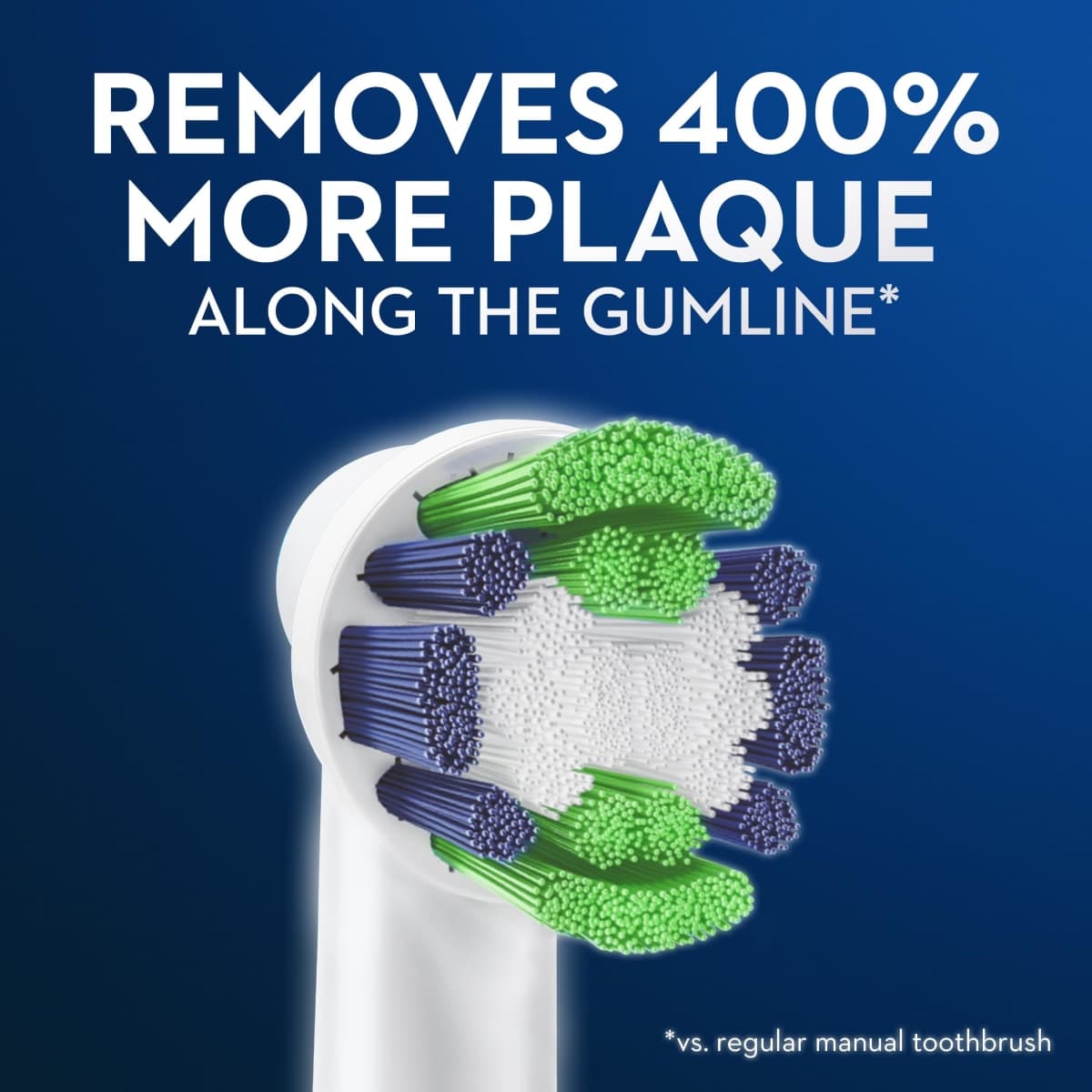 Oral-B Electric Toothbrush Replacement Brush Heads, Precision Clean, White, 1 Count + 1 Daily Clean White thumbnail 5