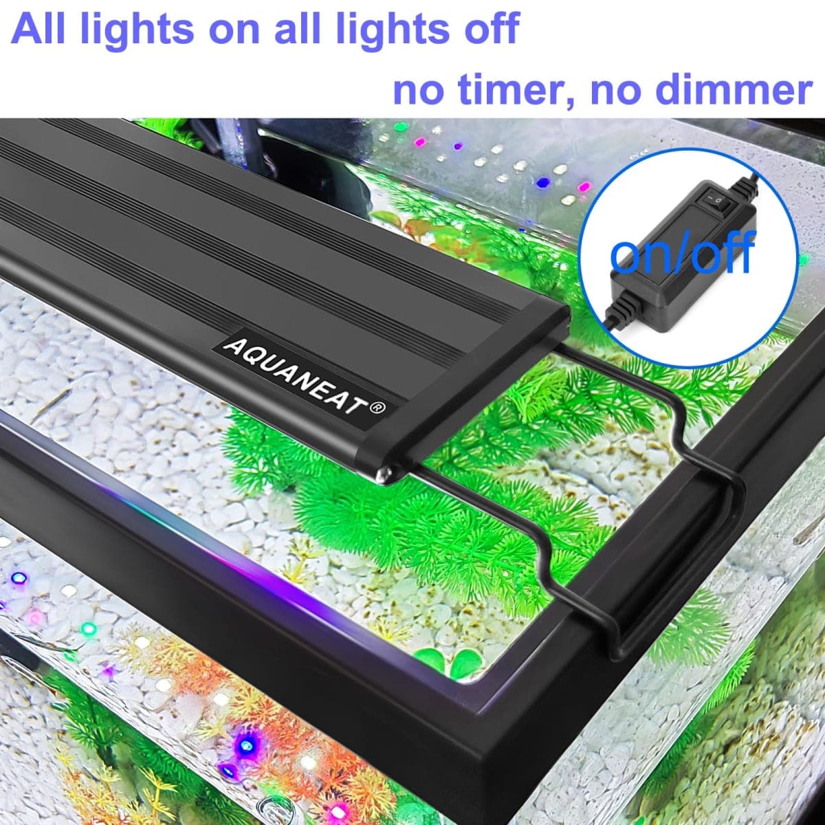 AQUANEAT - Full Spectrum LED Aquarium Light for 18-24 Inch Fish Tank Freshwater Light thumbnail 4