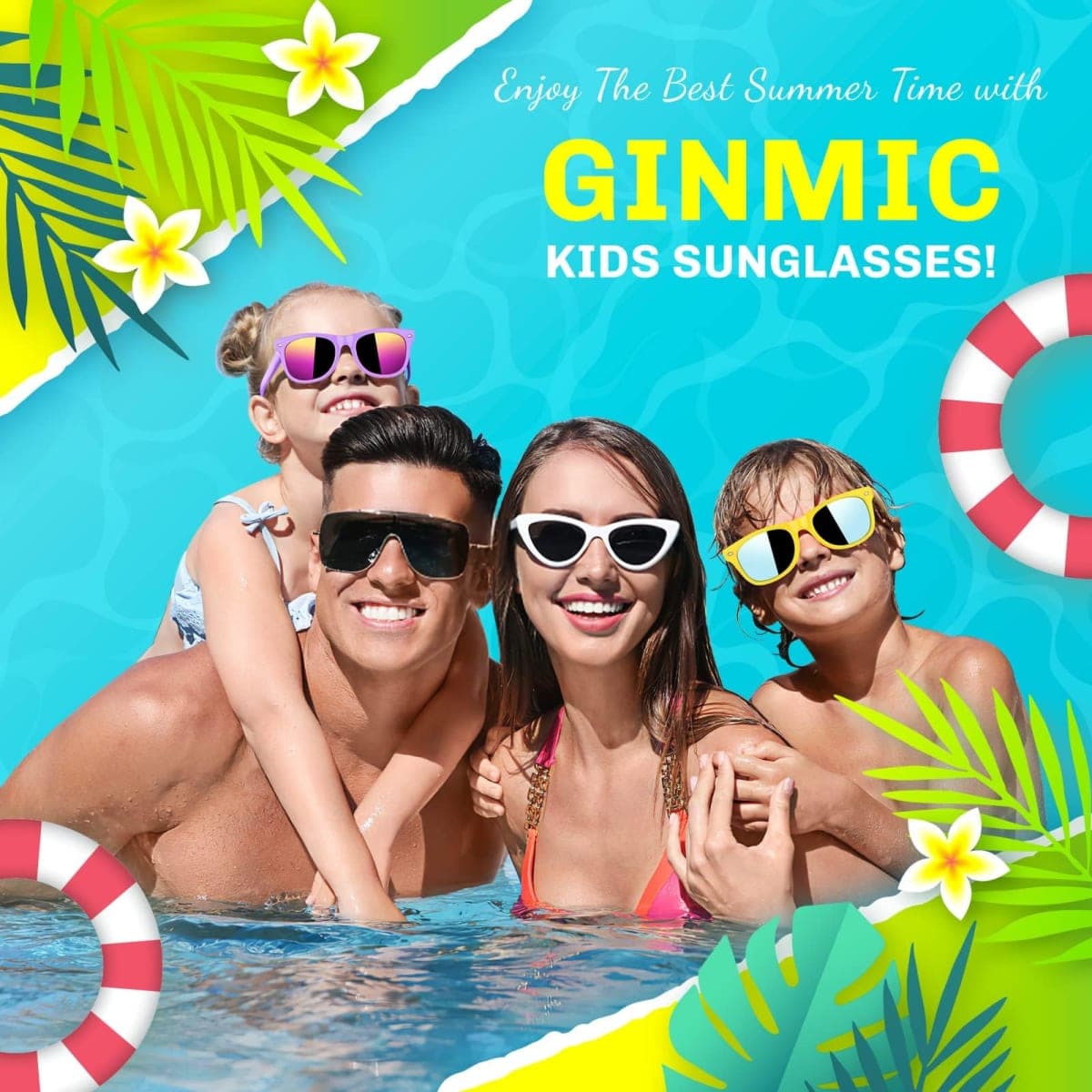 GINMIC Kids sunglasses Party Favors, 36Pack Kids, Boys and Girls Sunglasses Bulk Age 3-8 with UV400 Protection,Party Favors For Kids, Birthday Classroom Goodie Bags Party Supplies thumbnail 5