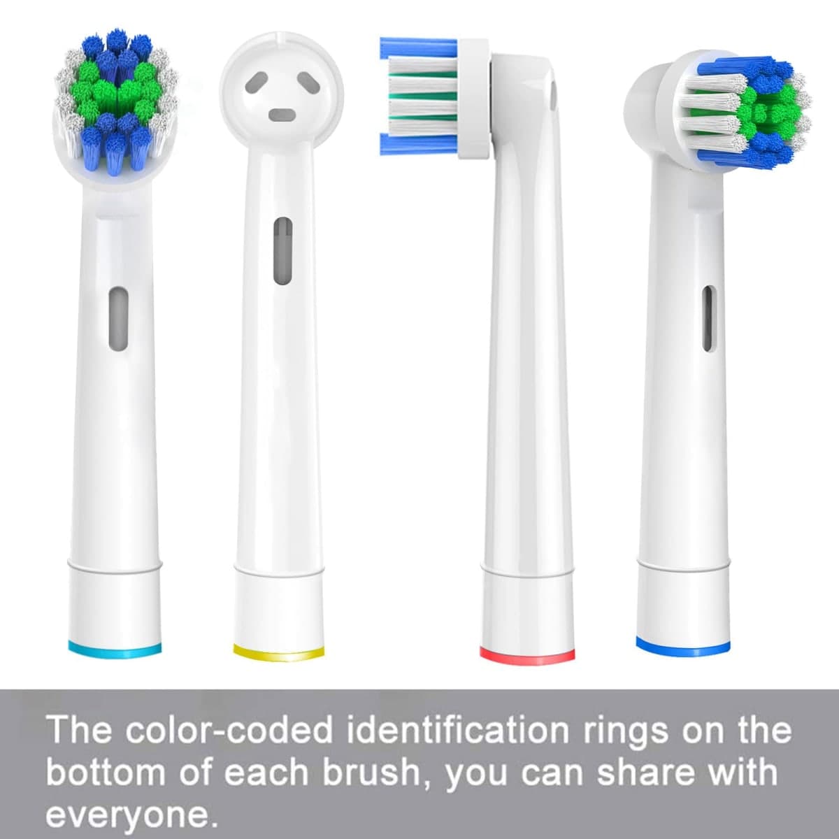 Replacement Toothbrush Heads Compatible with Oral B Braun, 12 Pcs Professional Electric Toothbrush Heads Brush Heads Compatible with Oral B Replacement Heads Refill 7000/Pro 1000/9600/500/3000/8000 thumbnail 5