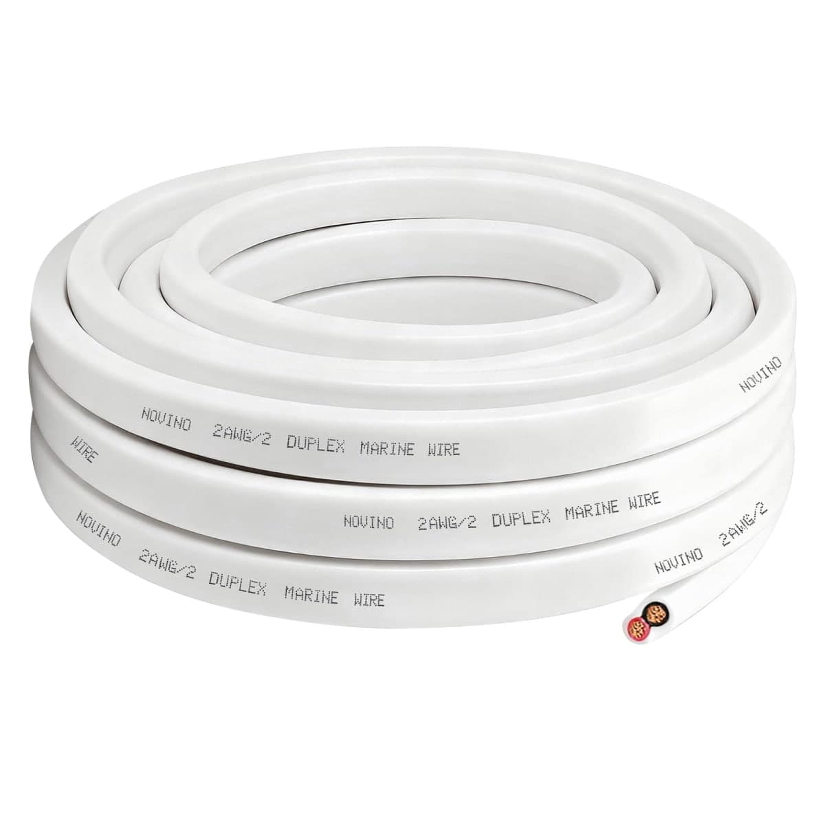 4 Gauge Marine Wire Duplex Marine Grade Wire,4 AWG 6ft Tinned Copper Boat Electrical Cable for Boat/Automotive/RV/Camper Outdoor Use thumbnail 4