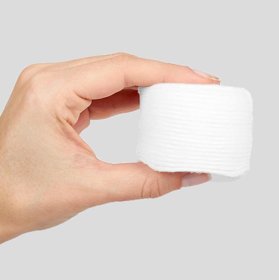 Amazon Basics Cotton Rounds, 100ct , Pack of 6 (Previously Solimo) thumbnail 3