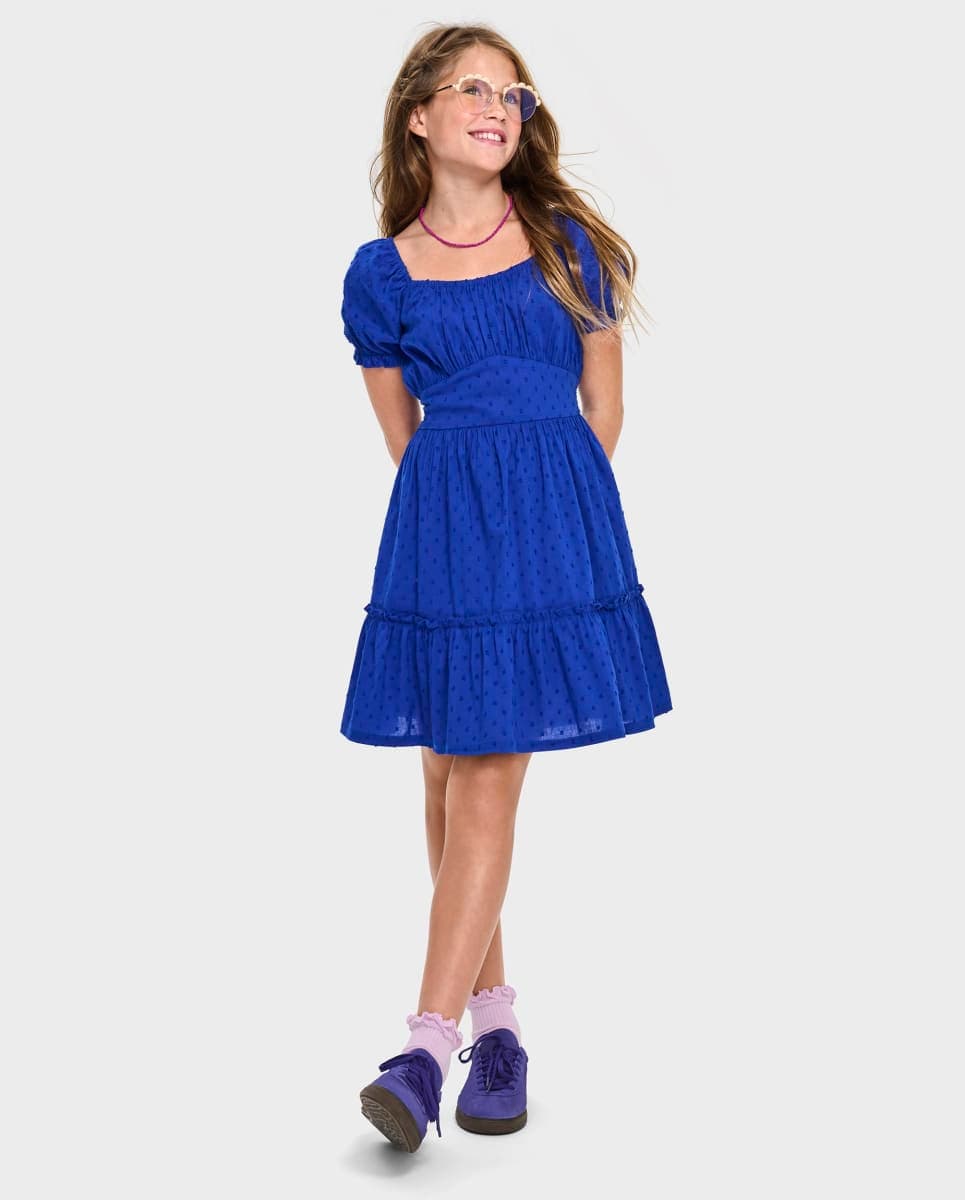 The Children's Place,Short Sleeve Fashion Dress, Rose Mist, Small thumbnail 2