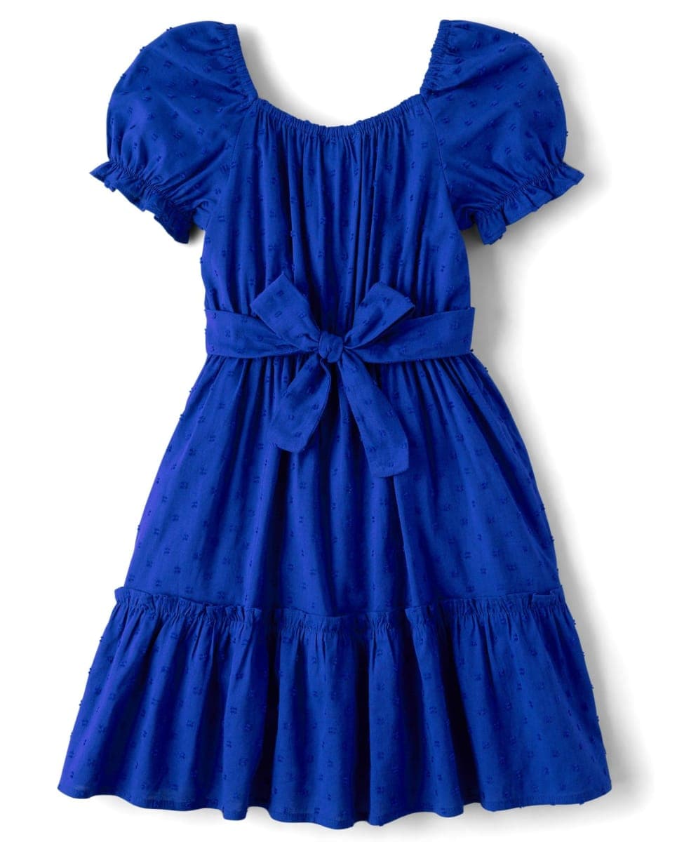 The Children's Place,Short Sleeve Fashion Dress, Rose Mist, Small thumbnail 5